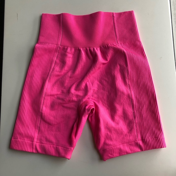 Gymshark Ultra Seamless Bike Shorts Pink Small - Picture 5 of 5